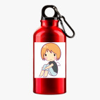 Металлическая бутылка 400 мл UV-DTF