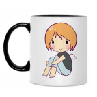 Кружка двухцветная