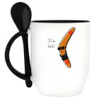 Кружка с ложкой