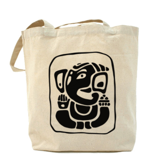 Сумка шоппер с принтом Ганеша