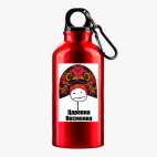 Металлическая бутылка 400 мл UV-DTF