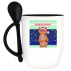 Кружка с ложкой