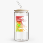 Банка с бамбуковой крышкой