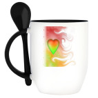 Кружка с ложкой