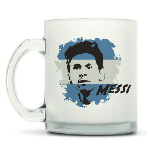 Кружка матовая с принтом Месси