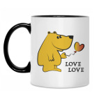 Кружка двухцветная