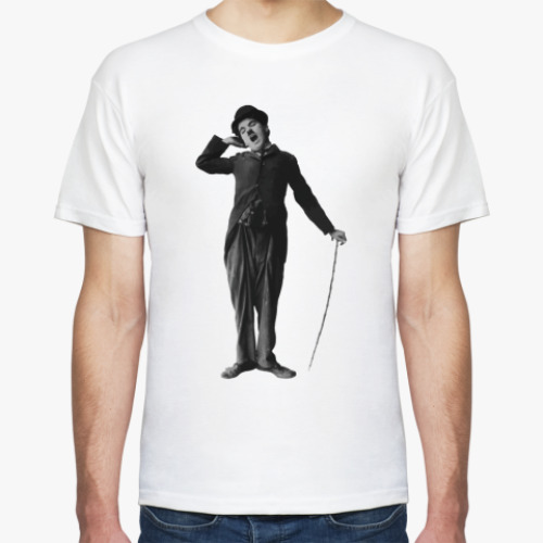 Футболка с принтом Чарли Чаплин