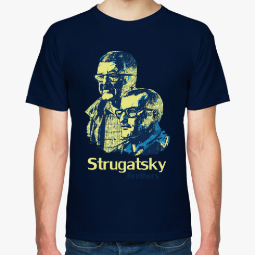 Футболка с принтом Братья Стругацкие