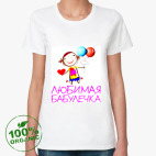 Женская футболка органик