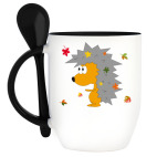 Кружка с ложкой