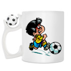 Кружка с футбольным мячиком