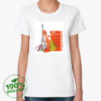 Женская футболка органик