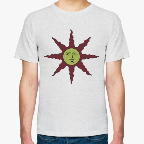 Футболка с принтом dark souls sun