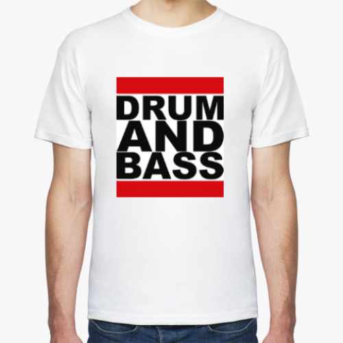 Футболка с принтом Drum and bass