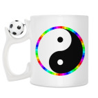 Кружка с футбольным мячиком