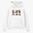 Толстовка худи оверсайз