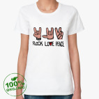 Женская футболка органик