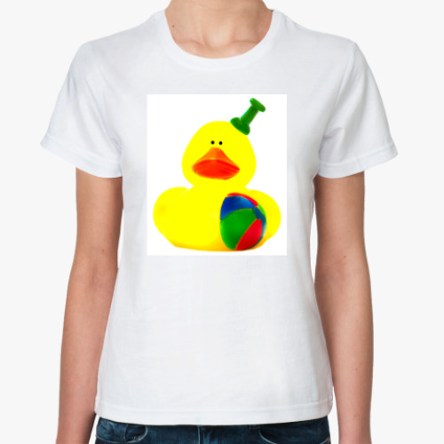 Классическая футболка с принтом Мозговой слизень