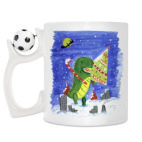 Кружка с футбольным мячиком