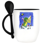 Кружка с ложкой