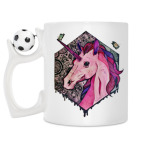 Кружка с футбольным мячиком