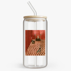 Банка с бамбуковой крышкой