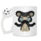 Кружка с футбольным мячиком