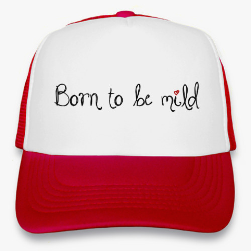 Кепка-тракер с принтом Born to be mild