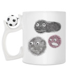 Кружка с футбольным мячиком