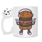 Кружка с футбольным мячиком
