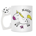 Кружка с футбольным мячиком