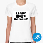 Женская спортивная футболка