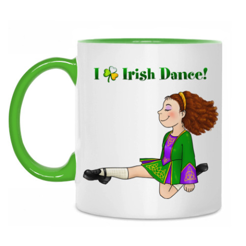 Кружка с принтом Reel girl