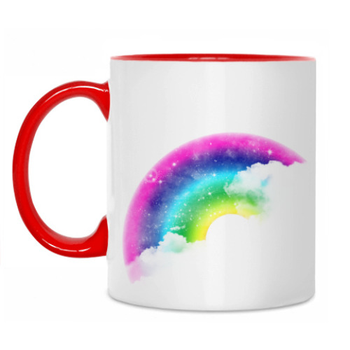 Кружка с принтом Радужное счастье!