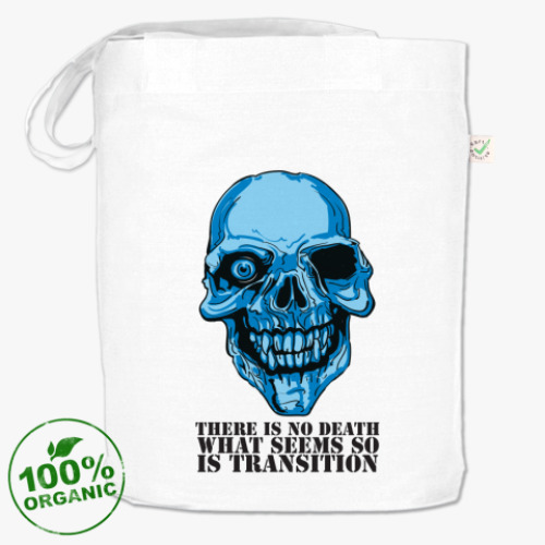 Сумка шоппер с принтом There is no death