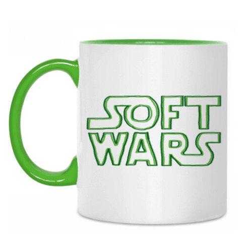Кружка с принтом SoftWars