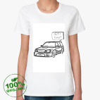 Женская футболка органик