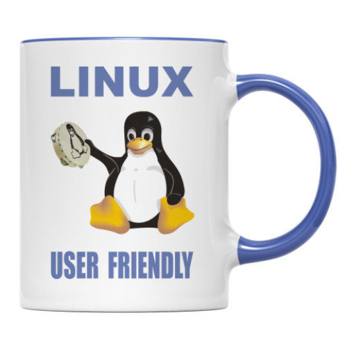 Кружка с принтом User friendly