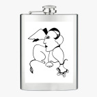 Фляжка стальная