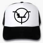 Кепка Trucker, черная Транзистор