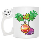Кружка с футбольным мячиком