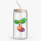 Банка с бамбуковой крышкой