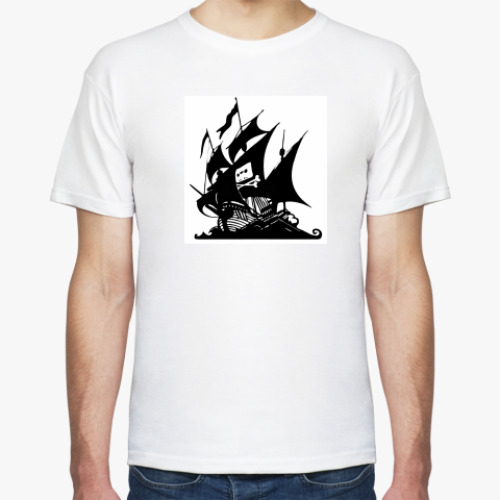 Футболка с принтом  футболка Пират