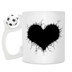 Кружка с футбольным мячиком