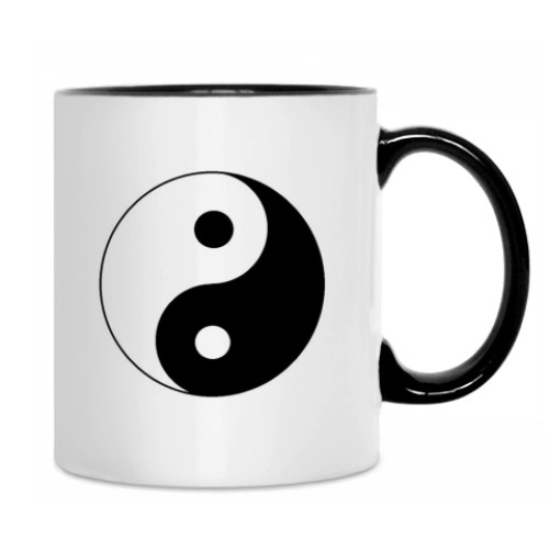 Кружка с принтом Инь-Янь