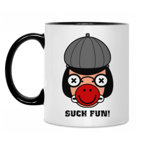 Кружка с принтом 'Клоун'