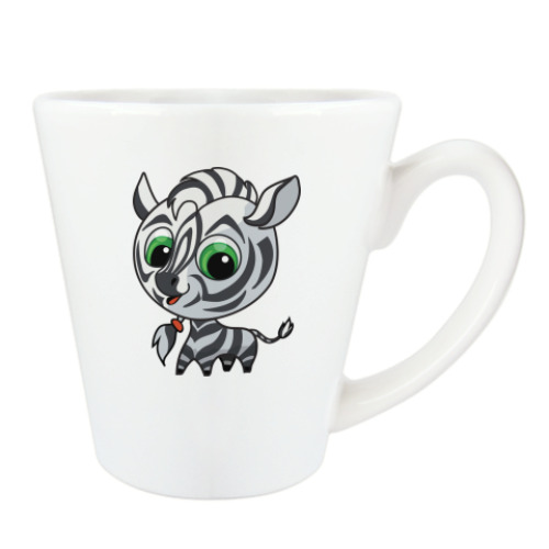 Чашка Латте с принтом Забавная Африка