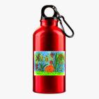 Металлическая бутылка 400 мл UV-DTF