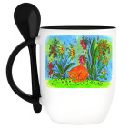 Кружка с ложкой