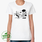 Женская футболка органик